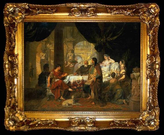 framed  Gerard de Lairesse Cleopatras Banquet, ta009-2